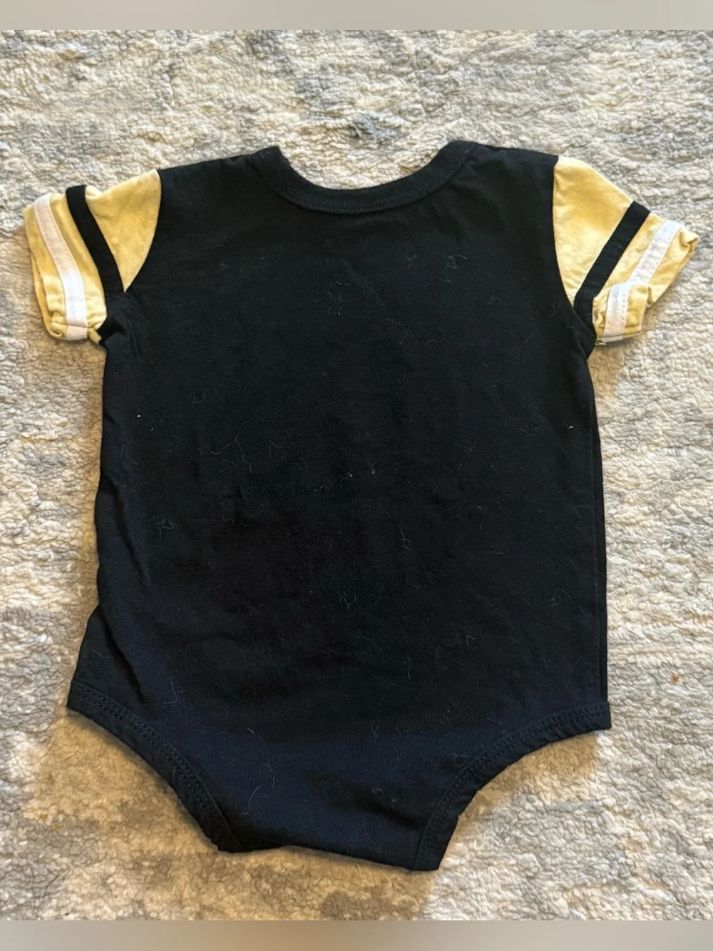 Vanderbilt Commodores Baby Bodysuit 0–3M Football Jersey Black Gold Outfit